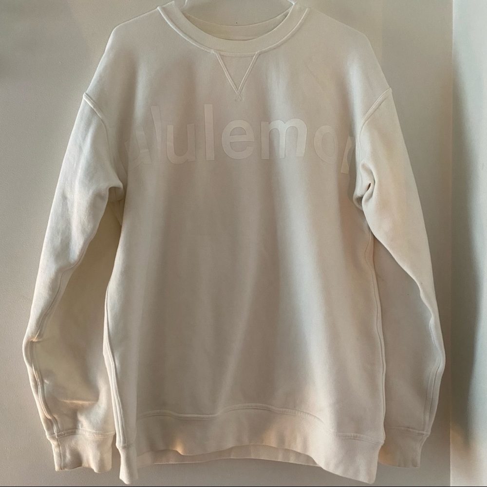 LULULEMON ALL YOURS GRAPHIC FLEECE CREW